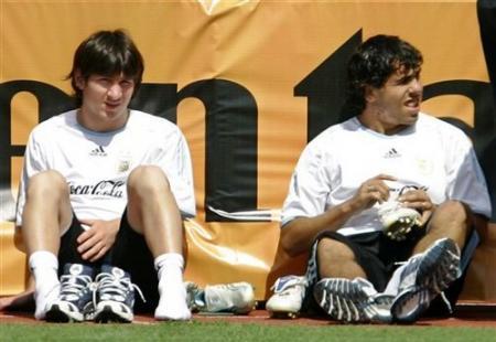 MESSI Y TEVEZ